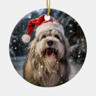 Ornement de Noël pour chien de garde polonais