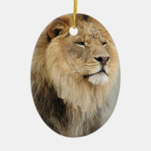 Ornement de Noël pour les amoureux des lions