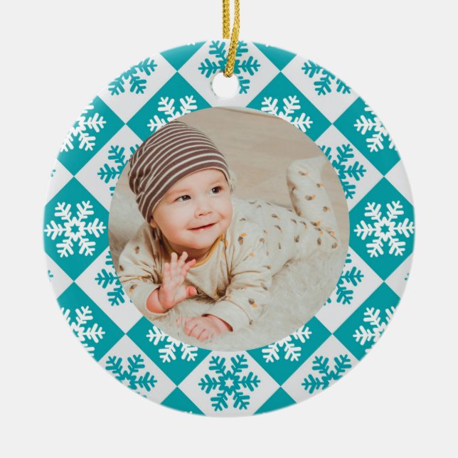 Ornement de Noël - Premier Noël du bébé (Devant)
