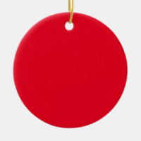 Ornement de Noël rouge de luxe