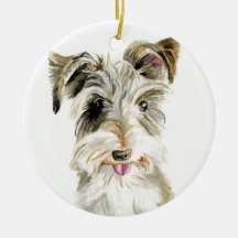 Ornement de Noël Schnauzer