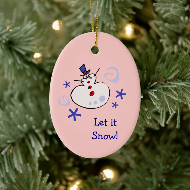 Ornement de Noël Snowman Grandgirl (Arbre)