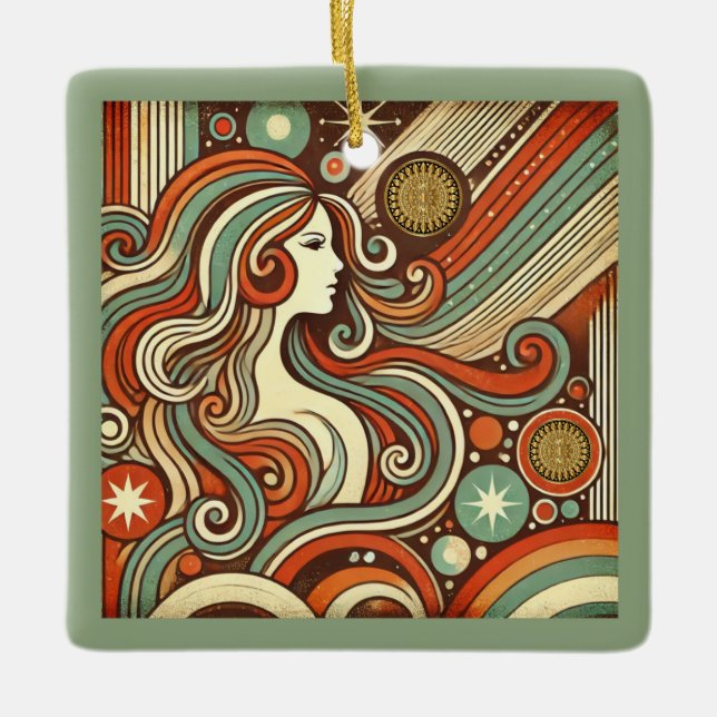 Ornement de Noël Virgo Zodiac (Devant)