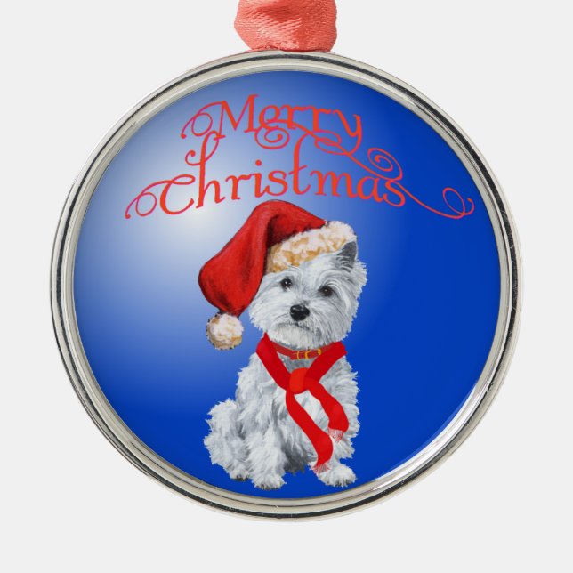 Ornement de Noël Westie (Devant)