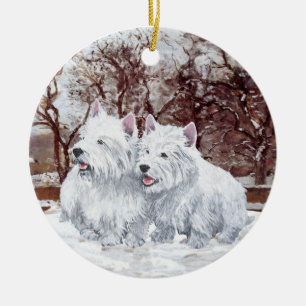 Ornement de Noël Westies