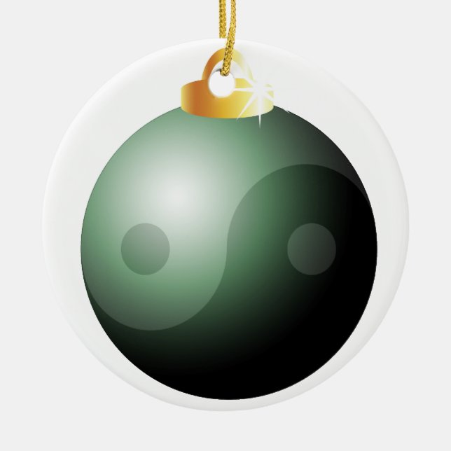 Ornement de Noël Yin & Yang (Devant)