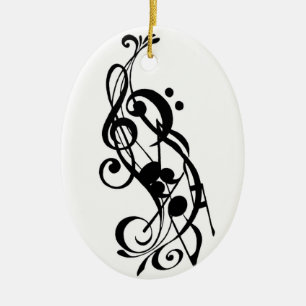 ornement de note de musique
