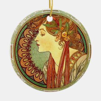 Ornement de Nouveau d'art d'Alphonse Mucha