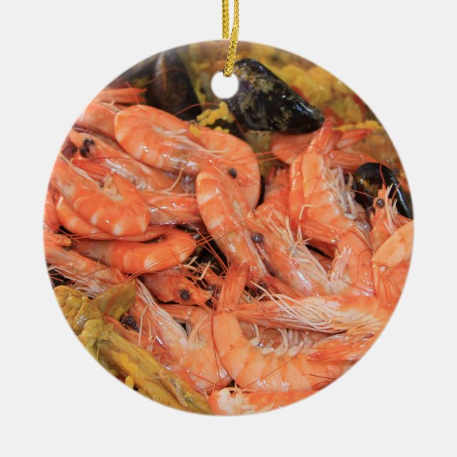 Ornement de paella fraîchement fait (Devant)