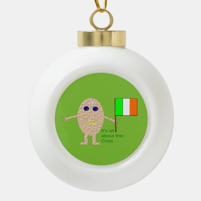 Ornement de Pâques irlandais patriotique (Devant)