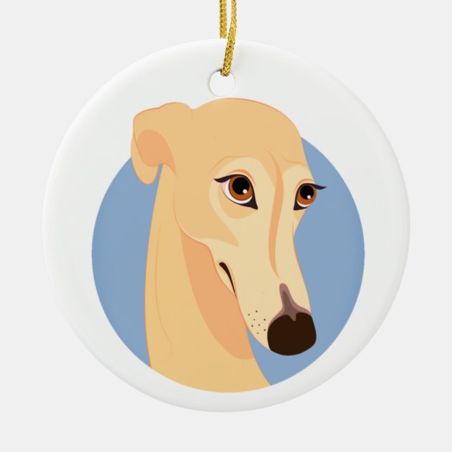 Ornement de pendaison Greyhound (Devant)
