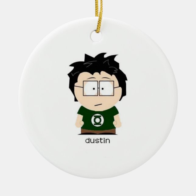 Ornement de pépin de Dustin (Devant)
