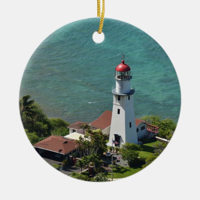 Ornement de phare avec la citation inspirée (Devant)