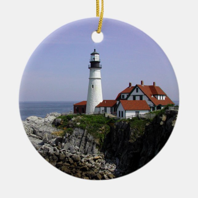 Ornement de phare "de lumière de Portland" (Devant)