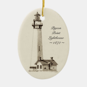 Ornement de phare de point de pigeon