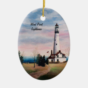 Ornement de phare de point de vent