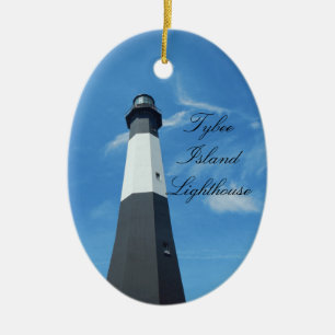 Ornement de phare d'île de Tybee