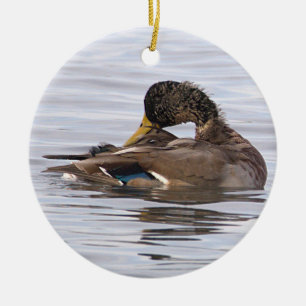 Ornement de photo de canard