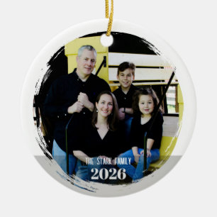 Ornement de photo de famille - Moderne