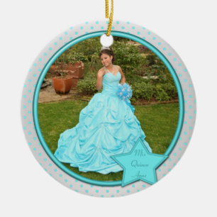 Ornement de photo de Quinceanera
