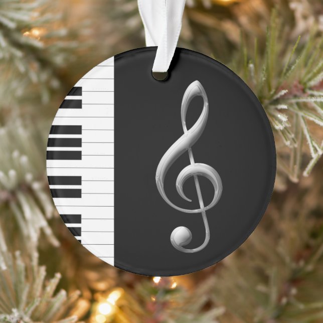 Ornement de piano et d'écriture (Arbre)