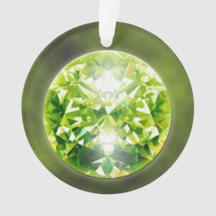 Ornement de pierre gemme de Peridot