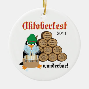 Ornement de pingouins de l'Oktoberfest