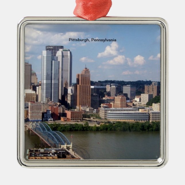 Ornement de Pittsburgh, Pennsylvanie Skyline (Devant)