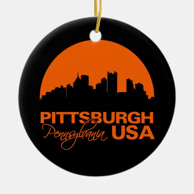 Ornement de PITTSBURGH - personnalisable (Devant)