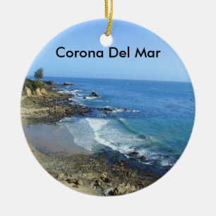 Ornement de plage de côte de Corona del Mar la