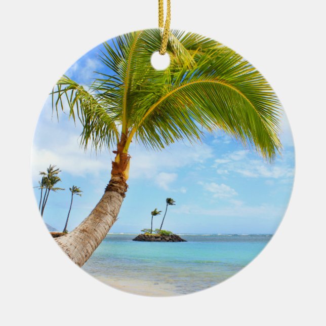 Ornement de plage de Palm Tree (Devant)