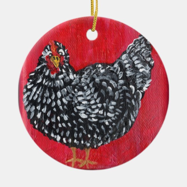Ornement de poulet (Devant)