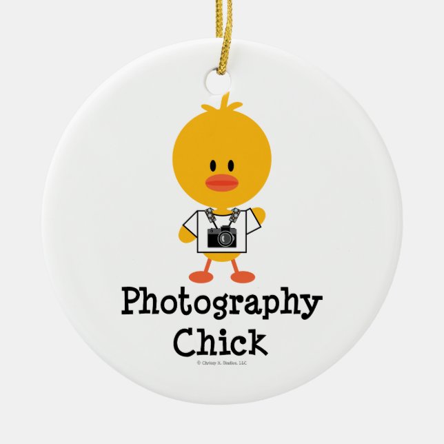 Ornement de poussin de photographie (Devant)