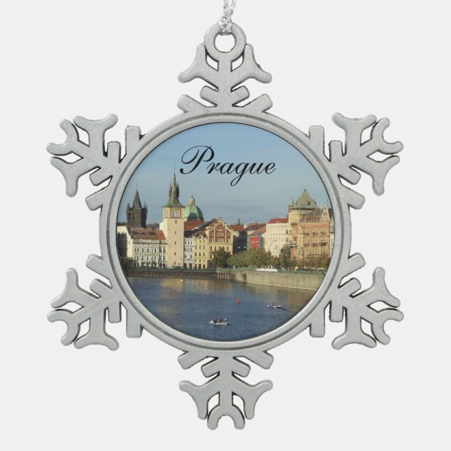 Ornement de Prague d'étain (Devant)