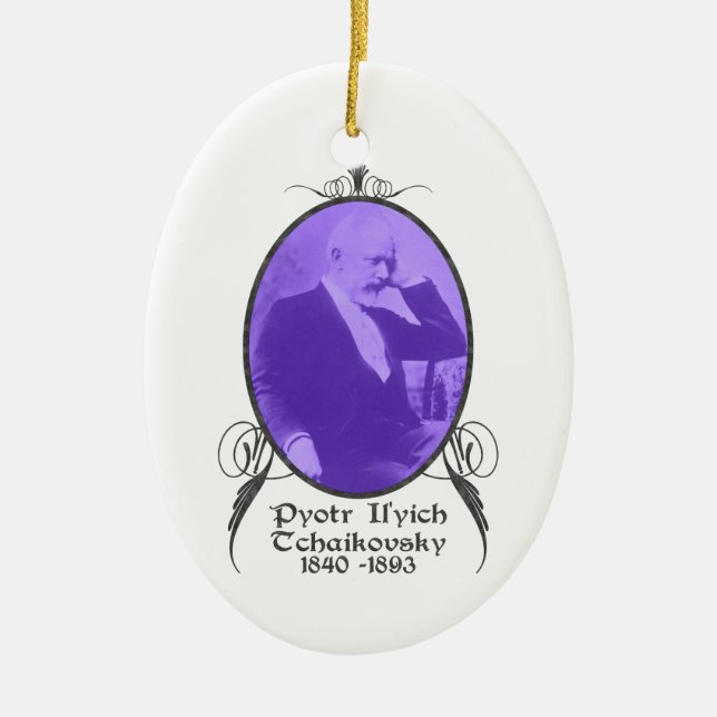 Ornement de Pyotr Il'yich Tchaikovsky (Devant)