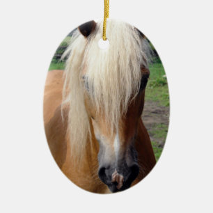 Ornement de Quaterhorse de palomino