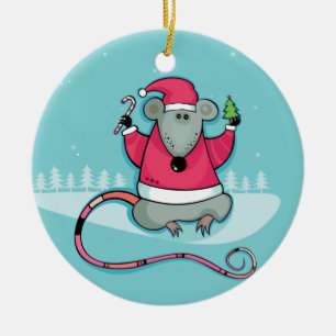 Ornement de rat de Noël