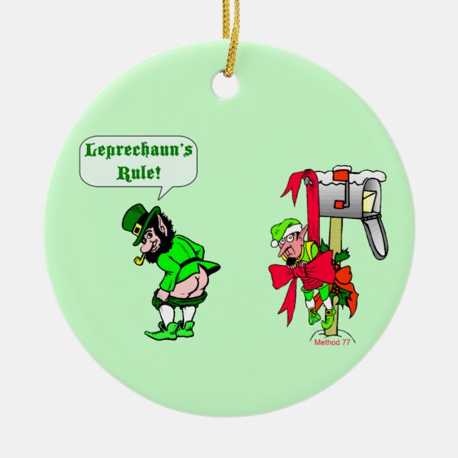 Ornement de règle de lutins (Devant)