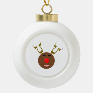 Ornement de rennes de Noël Cyber