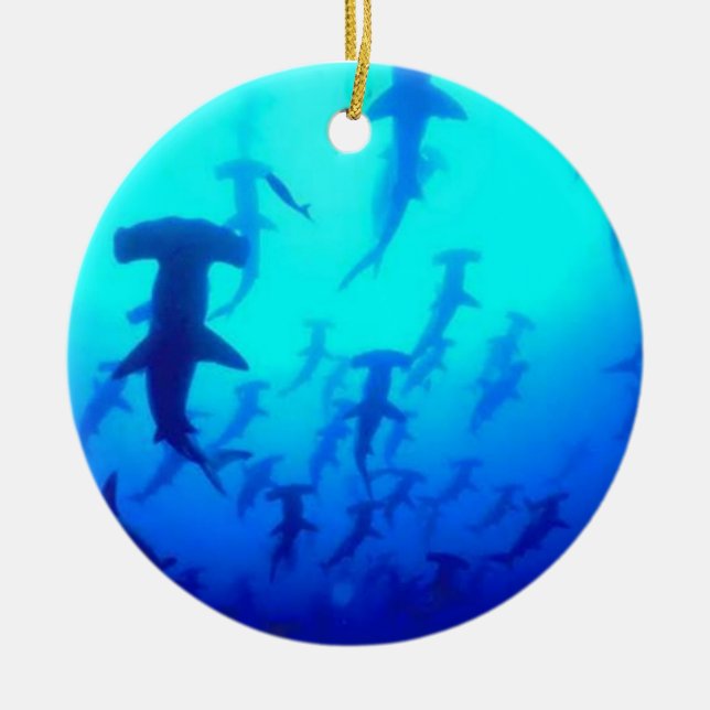 Ornement de requins de poisson-marteau (Devant)