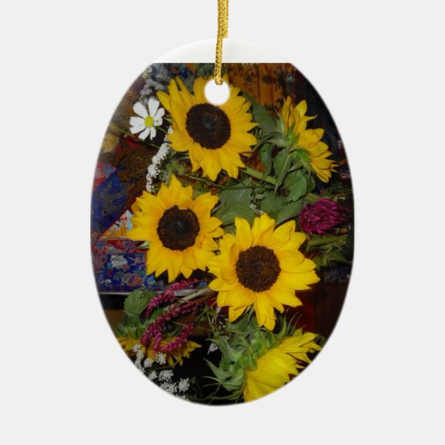 Ornement de rire de tournesol (Devant)