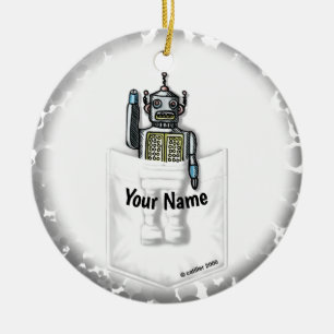 Ornement de robot de poche