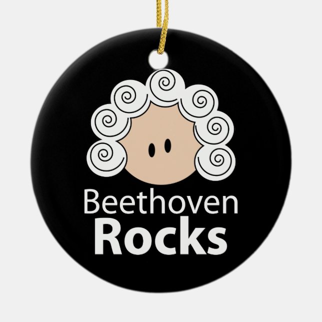Ornement de roches de Beethoven (Devant)