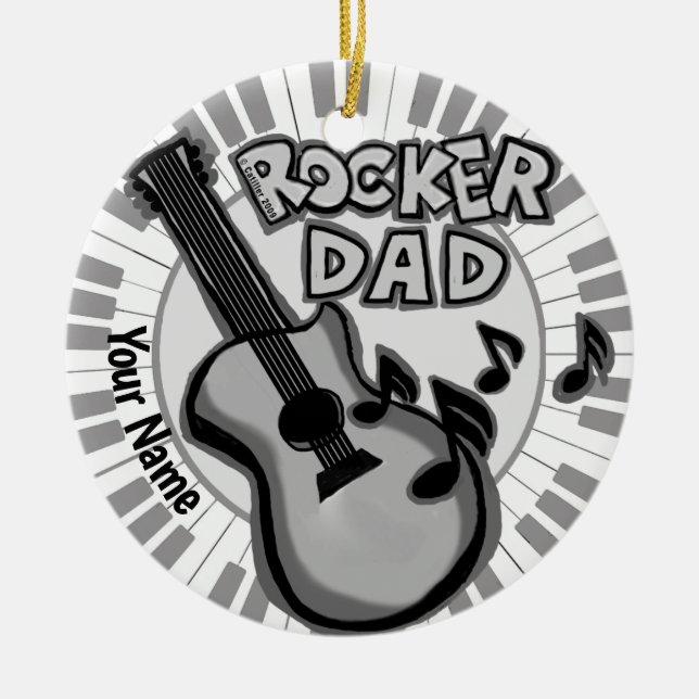 Ornement de Rocker Papa (Devant)