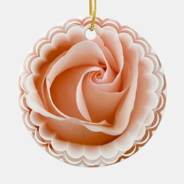 Ornement de rose de rose (Devant)