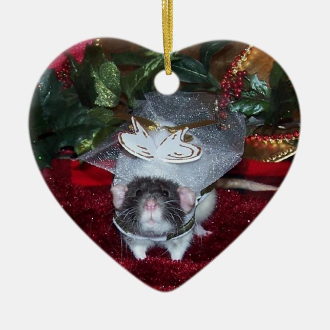 Ornement de Rudyard d'ange de rat (Devant)