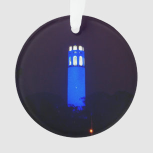 Ornement de San Francisco Blue Coit Tower