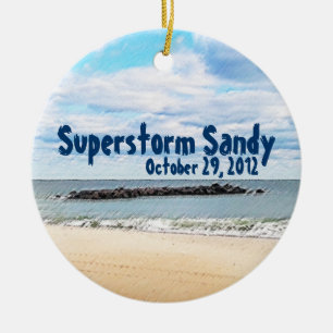 Ornement de Sandy de Superstorm
