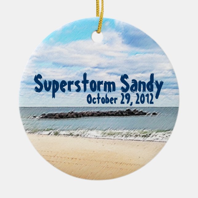 Ornement de Sandy de Superstorm (Devant)