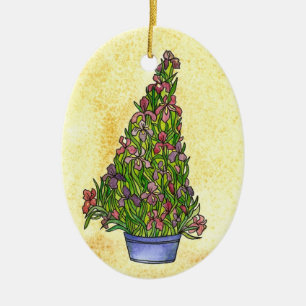 Ornement de sapin de Noël Iris